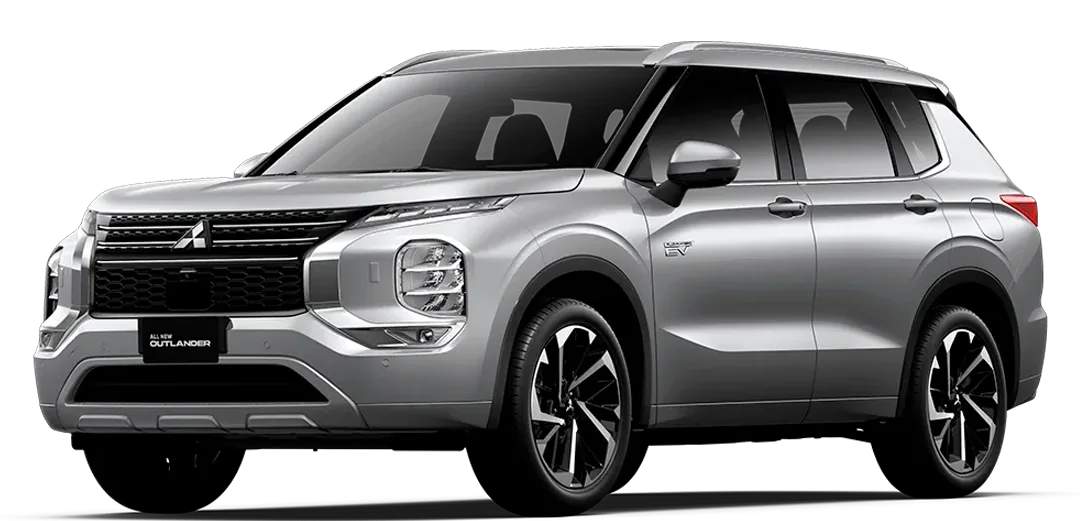 Outlander PHEV, linha brasileira atual. Imagem de fábrica, sem indicação de blindagem.