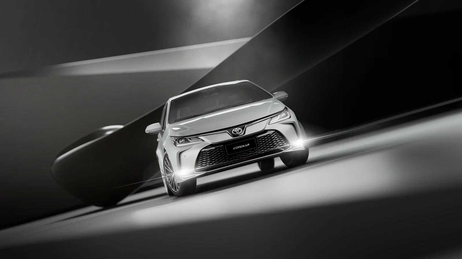 Corolla Altis Premium 2026, referência brasileira. Imagem de fábrica, sem indicação de blindagem.